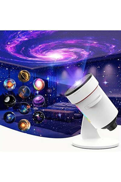 KASTWAVE جهاز عرض النجوم، إضاءة ليلية LED لغرفة النوم مع مؤقت وجهاز تحكم عن ب...