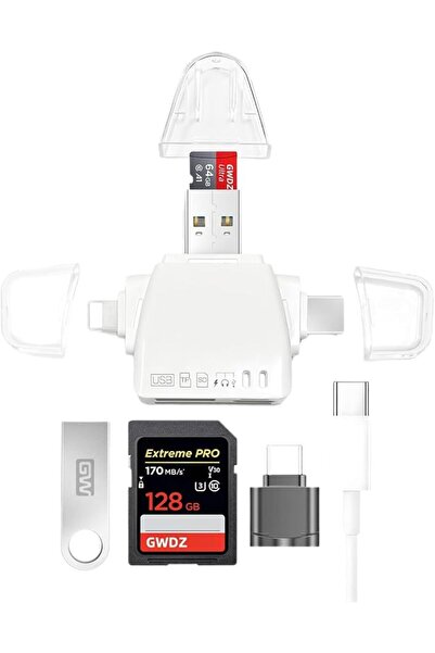 LinJie SD Card Reader,7-In-1 Multi-Function Card Reader,Usb3.0 Adapter Memory...