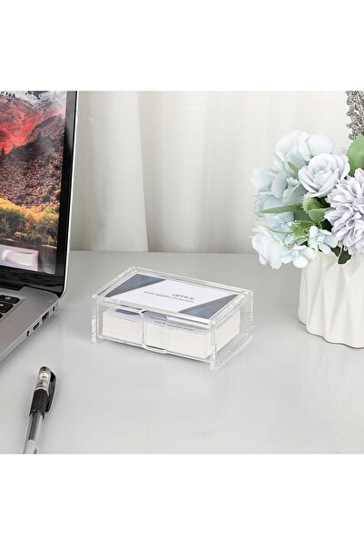 Rassam Al Khaleej Business Card Holder For Desk, Clear Acrylic Business Card ...