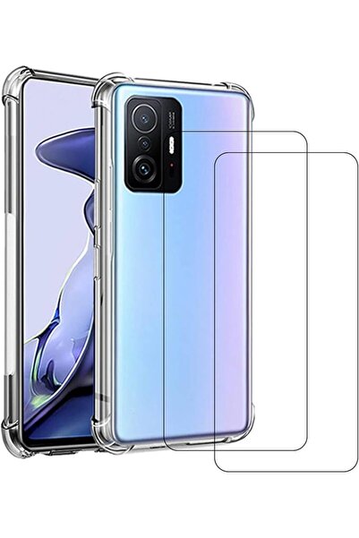 Lukione (1+2 Pack) Suitable for Xiaomi 11T / Xiaomi 11T Pro transparent prote...