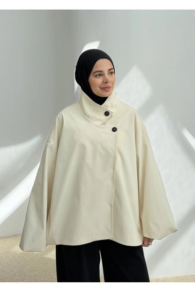 MODA AKSA 2102 TEK DÜĞME CEKET EKRU