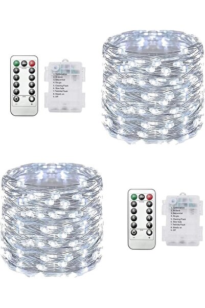 GENERAL Fairy Lights 2Pack, 32.8FT 100LED Twinkle string Lights Battery Opera...
