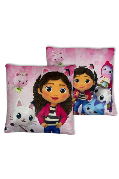 Gabby's Dollhouse Happiness pernă decorativă 38x38 cm Catifea