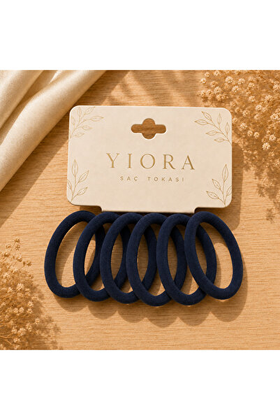 yiora مجموعة من 6 ربطات شعر ناعمة - تثبيت قوي لا يترك أثراً ولا يكسر الشعر ول...