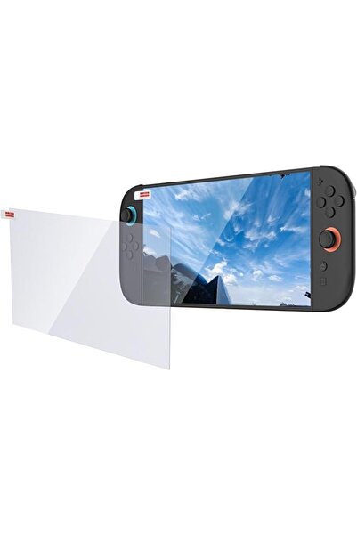 RISLG Switch 2 game console tempered glass screen protector, anti-fingerprint...