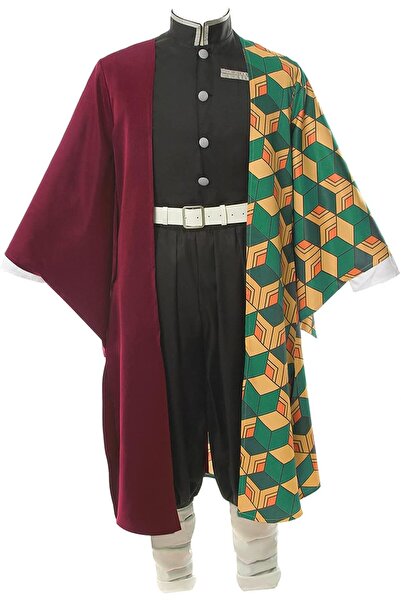Sparklepals Tanjirou Zenitsu Giyuu Cosplay Costume for Demon Slayer Anime Cos...
