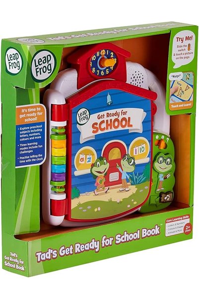 LeapFrog كتاب تاد للتحضير لمرحلة ما قبل المدرسة، لعبة تعليمية تفاعلية للأطفال...