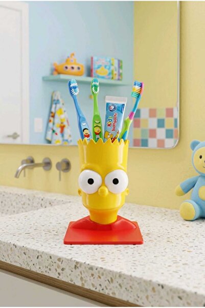 Layera Home Çocuk Diş Fırçalık – Eğlenceli Çocuk Banyo Organizeri – 3D Baskı PLA