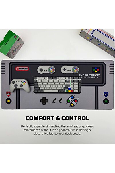 Fantech MP905 ATO Gaming Mouse Pad, 900 × 400 × 4mm, Super Maxfit Grey, Anti-Slip Base, Spill Resistant