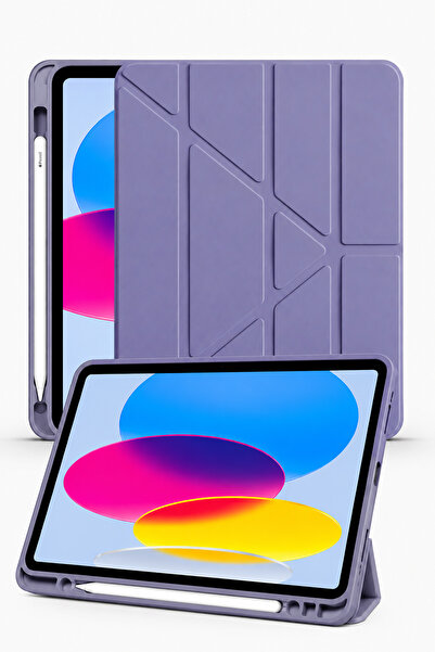 Auraks iPad Air 11 M2 M3 M4 Çip Air 4./5./6. Nesil Uyumlu Uyku Modlu Kalem Bö...