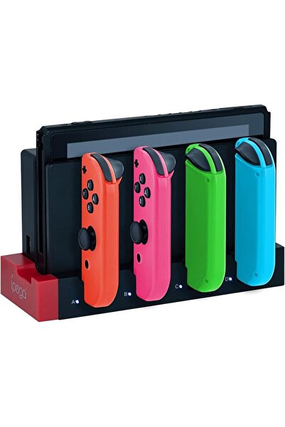 Mcbazel Joy-Con Charging Station for Nintendo Switch, 4 Controller Charger wi...