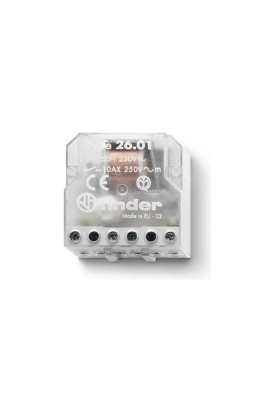 finder Releu cu acționare secvențială, montaj în cutie, 2 secvențe, 230V AC, 1ND, 10A