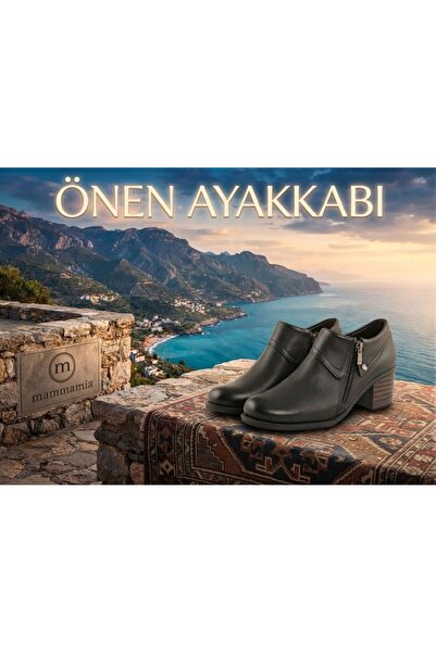 Mammamia GÜNLÜK ŞIK VE RAHAT HAKİKİ DERİ AYAKKABI