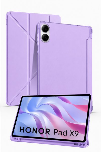 Auraks Huawei Honor Pad X9 11.5 İnç Uyumlu Uyku Modlu Kalem Bölmeli Stand Ola...