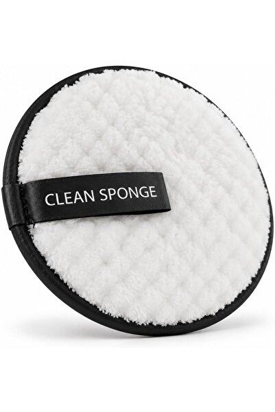 Generic Trio Clean Sponge Makeup Remover Pad white Cotton Reusable, Soft Texture
