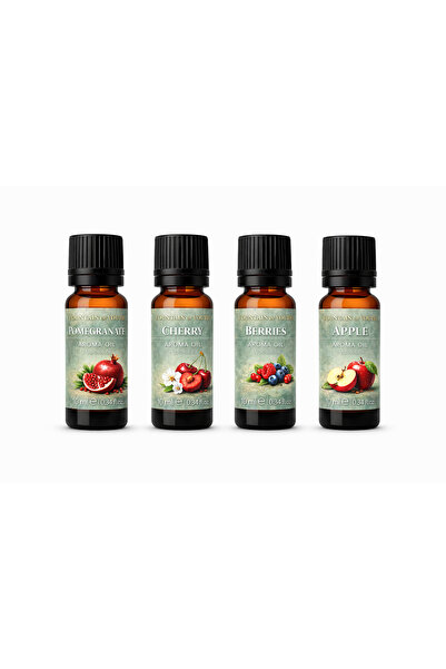 Fountain of Youth Sweet & Fruity Delight, 4 water-soluble fragrances for arom...