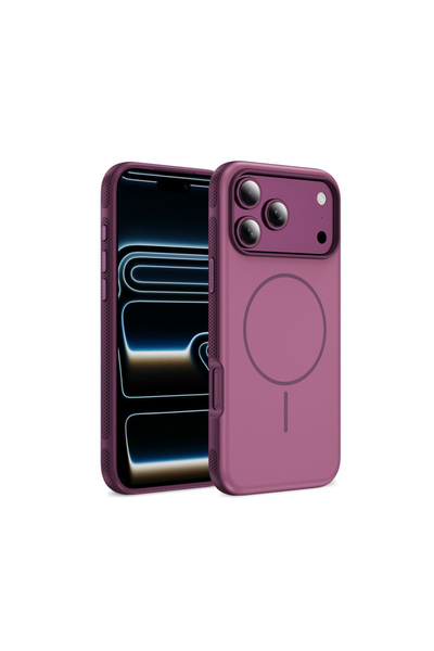 REDz Accessories Θήκη με σατέν υφή και MagSafe για iPhone 18 Pro, Αντικραδασμ...