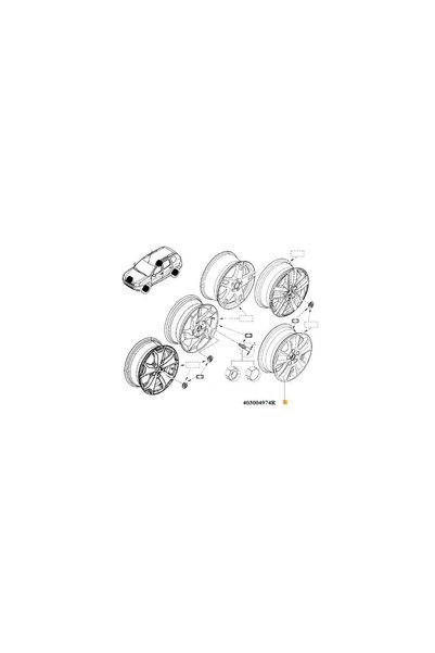 GENERİC 1 JANTA ALIAJ 16'' 6.5Jx16 5x114.3 ET50 DUSTER II (MODEL THEMA) Renau...