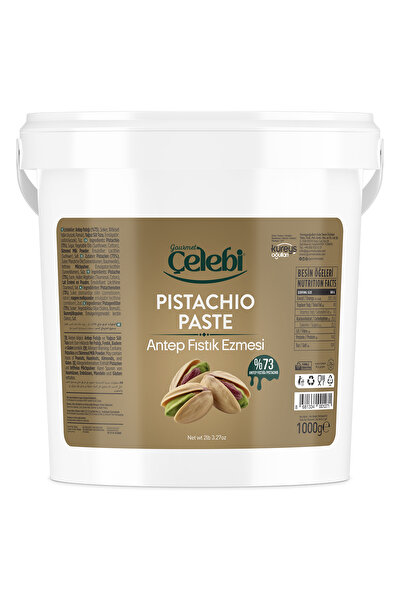 Gourmet Çelebi Özel Antep Fıstık Ezmesi 1 Kg - %73 Gerçek Antep Fıstığı Ezmesi