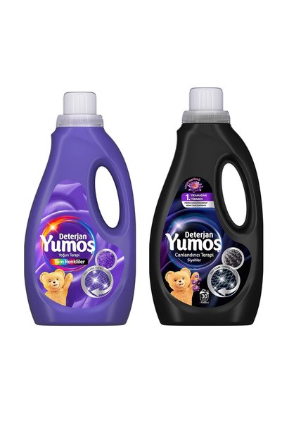 Yumoş Sıvı Deterjan 1500 ml Tüm Renkliler-Siyahlar 2 li Set