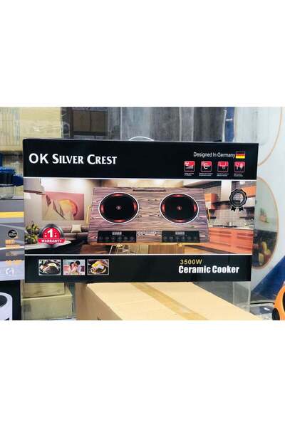 Silver Crest 3500W Double Ceramic Cooker