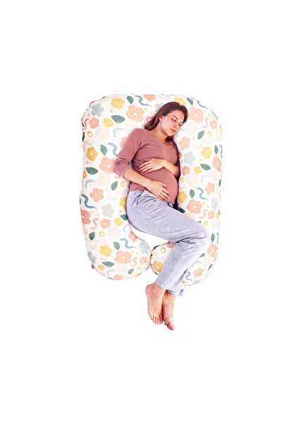 Moon Full Body Pregnancy Pillow – U-Shaped Maternity Support Pillow for Sleep...