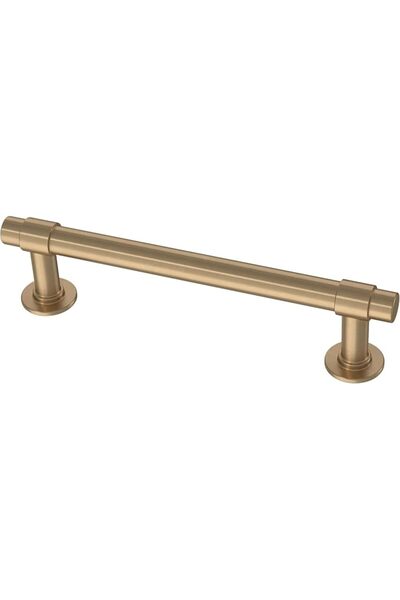 Franklin Brass مقابض خزائن فرانسيسكو (10 قطع) بمسافة 4 بوصات بين الثقوب، لون ...