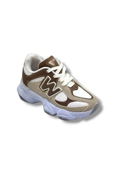 PRO حذاء رياضي للأطفال 5055-26 باللون البيج والبني 31-35