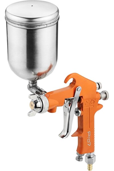 Lawazim Pro7 Aluminium Air Spray Gun - Gravity Feed Air Regulator for Auto Pa...