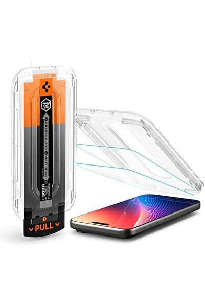 Spigen Caseology واقي شاشة سبيجن GLAStR EZ Fit PRO لهاتف آيفون 17 برو |   آيف...