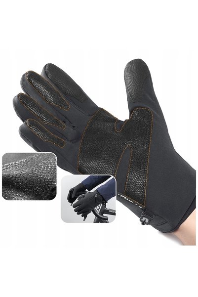 Hurtel Mănuși sport de iarnă, antiderapante, pentru telefon, XL, pentru bicic...
