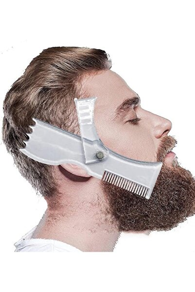 AZONEE Beard Shaper Kit, Premium 360° Adjustable Beard Lineup Tool, Clear Sha...