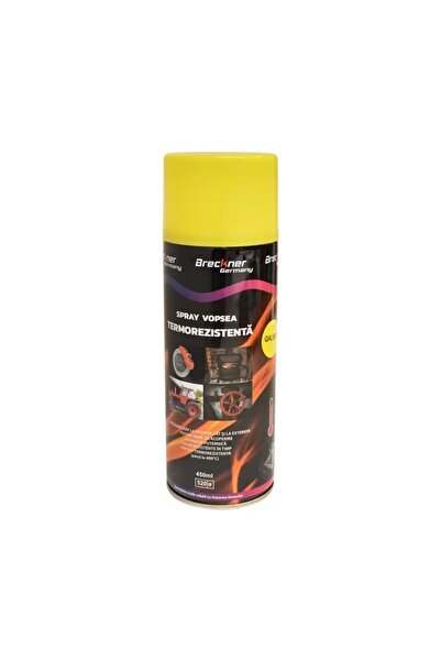 Breckner Germany Spray Vopsea Termorezistentă 400°C Galben 450ml Breckner BK8...