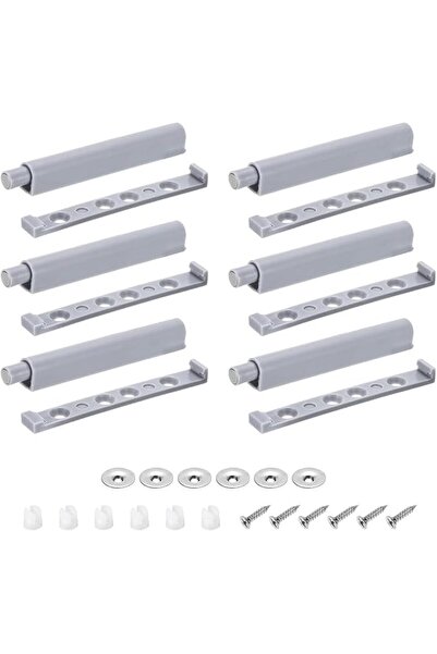 ALMEKAQUZ Push to Open Door Latches,6PCS Push Open Cabinet Hardware Heavy Dut...