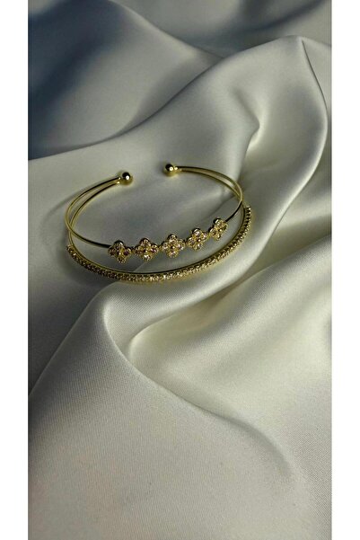 MİNNA JEWELRY ALTIN KAPLAMA ÇELİK KELEPÇE