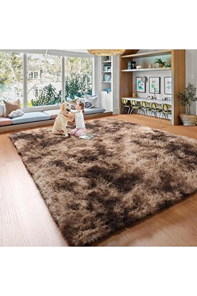 LIODUX Ultra Soft Indoor Modern Area Rugs Fluffy Living Room Carpets for Chil...