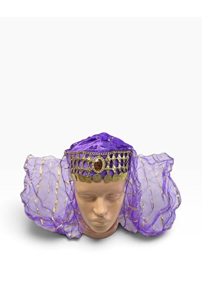 beyzade kostüm Tulle-Embellished Regional Cultural Hat Fes Child-Adult