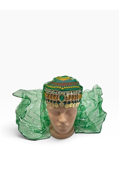 beyzade kostüm Tulle-Embellished Regional Cultural Hat Fes Child-Adult