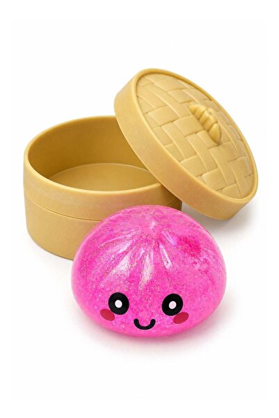Generic Mystery Color Glitter Dumpling Squishy Toy with Steamer-Style Storage...