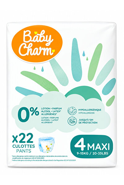 Baby Charm Scutece tip chiloțel Pants Maxi Mărimea 4, 9–15 kg, 22 buc