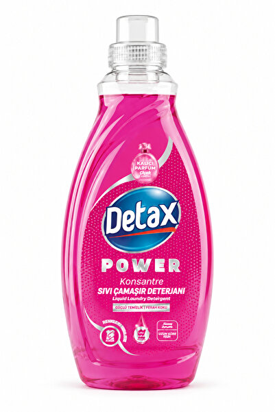 Detax Power Konsantre Sıvı Çamaşır Deterjanı Renkliler & Siyahlar 1480 ml