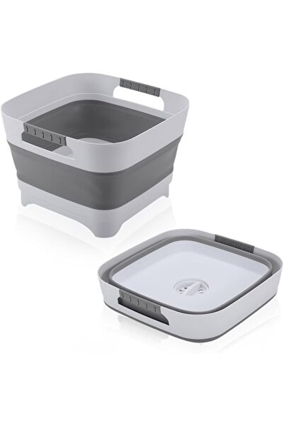 PandaEar Collapsible Baby Bottles Wash Basin, Foldable Wash Tub with Drain Pl...
