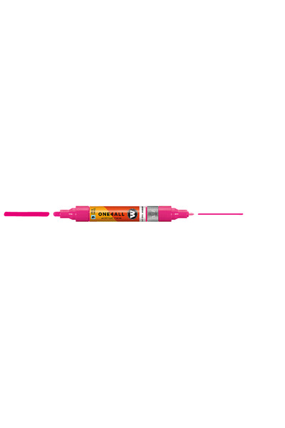 Molotow One4All ™   Ακρυλικό Δίδυμο 1.5 – 4 χιλιοστά νέον ροζ φωσφορίζον