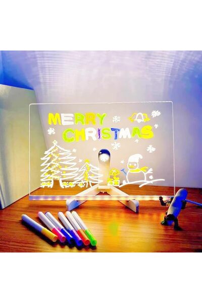 Generic Yoerxing Note Board with Color, Light Up Drawing Board with Marker, H...