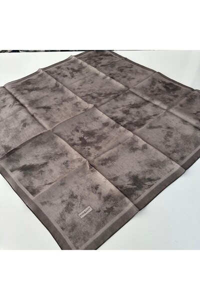 Generic Brand Pyramid Elegant Cinnamon Scarf Cloud Pattern
