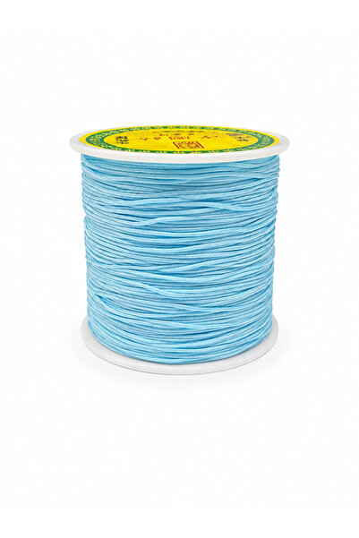 yfhobi 10 Metre - 0.80 mm, BİLEKLİK İPİ, BEBE MAVİ RENK, PARAŞÜT İPİ, KOD-F1007