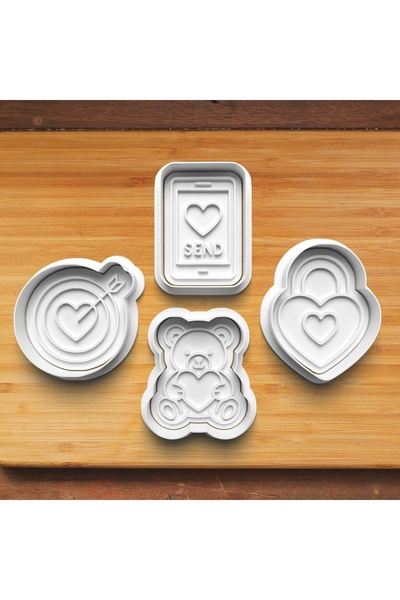 Hobist Valentine's Day Sweet Set 2027 Cookie and Candy Dough Mold
