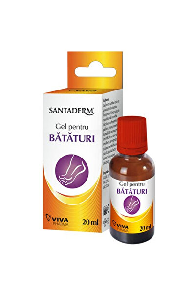 Santaderm Gel pentru bataturi, keratolitic intensiv pentru calozități și piel...