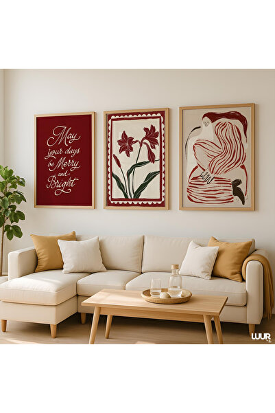 musnig 3 parça Çerçevesiz Poster Tablo, Duvar Posteri, Sanatsal Hd Baskı