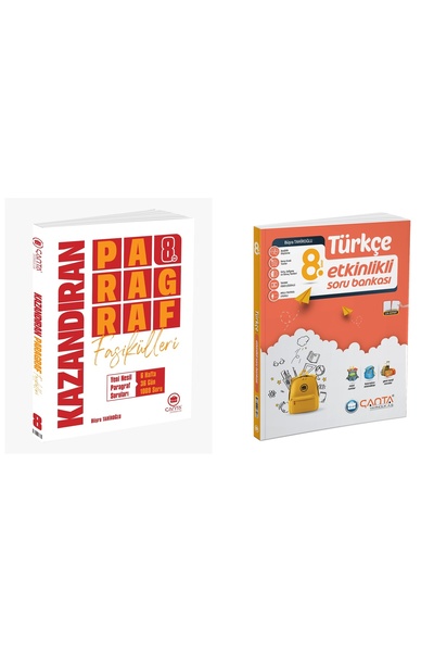 Çanta Yayınları Çanta 2027 8. Sınıf Lgs Kazandıran Paragraf Fasikülleri + Tür...